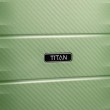 Чемодан Titan HIGHLIGHT/Green Metallic L Большой Ti842404-81