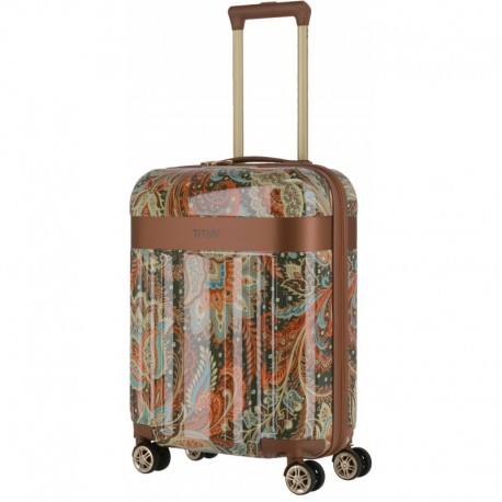 Чемодан Titan Spotlight Flash Paisley Bronze S Маленький Ti831406-60