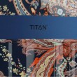 Чемодан Titan Spotlight Flash Paisley Blue L Большой Ti831404-20